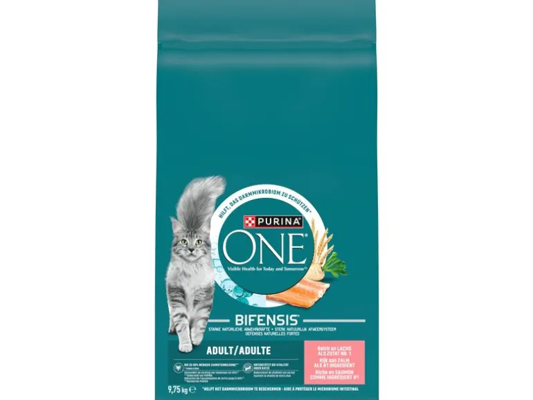 Purina ONE Trockenfutter Adult Lachs und Vollkorn 9.75 kg