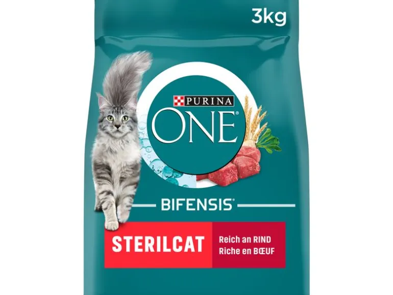 Purina ONE Trockenfutter Sterilcat Rind 3 kg