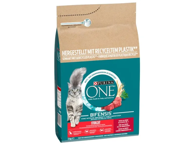 Purina ONE Trockenfutter Sterilcat Rind 3 kg