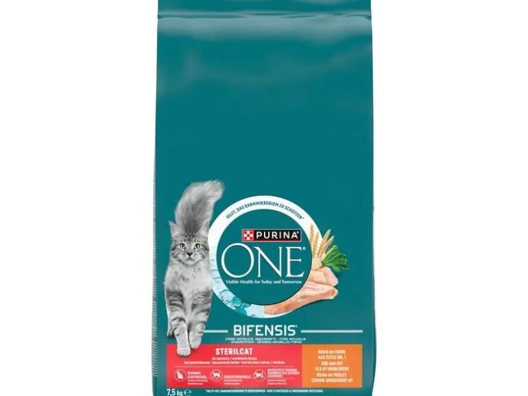 Purina ONE Trockenfutter Sterilcat Huhn & Weizen 7.5 kg