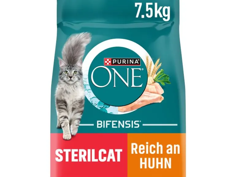 Purina ONE Trockenfutter Sterilcat Huhn & Weizen 7.5 kg
