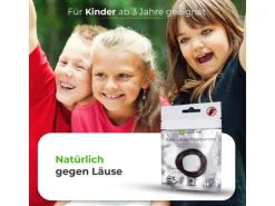 Quick Aid Insektenabwehr Anti-Läuse Haargummi schwarz 4 Stück