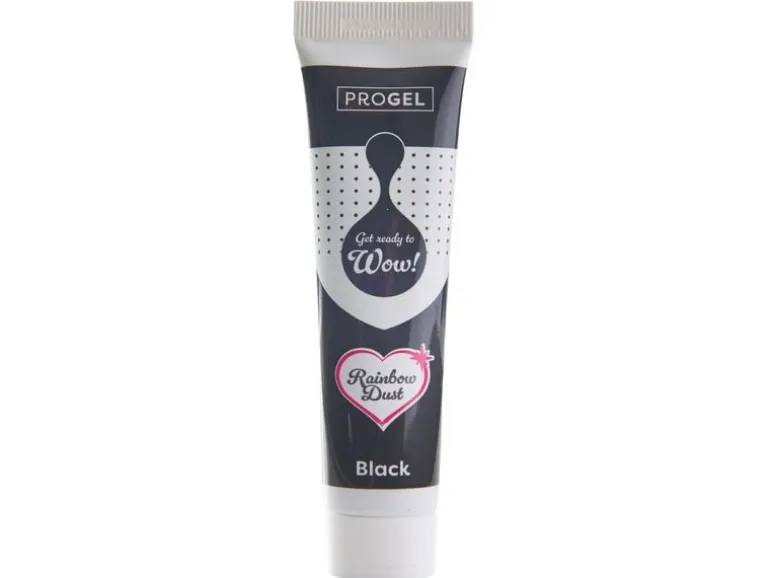 Rainbow Dust ProGel Lebensmittelfarbe Schwarz 25 g