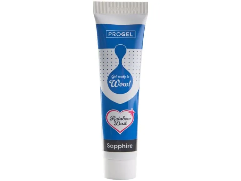 Rainbow Dust ProGel Lebensmittelfarbe Saphire Blau 25 g