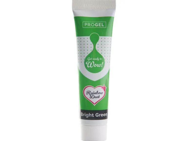 Rainbow Dust ProGel Lebensmittelfarbe leuchtendes Grün 25 g