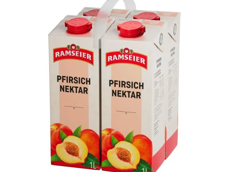 Ramseier Säfte Premium 100% Pfirsich Nektar 4 x 1 l