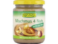 Rapunzel Glas Bio  Nussmus 4 Nüsse 250 g