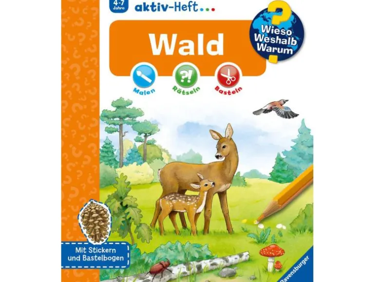 Ravensburger Kinder-Sachbuch WWW aktiv-Heft Wald