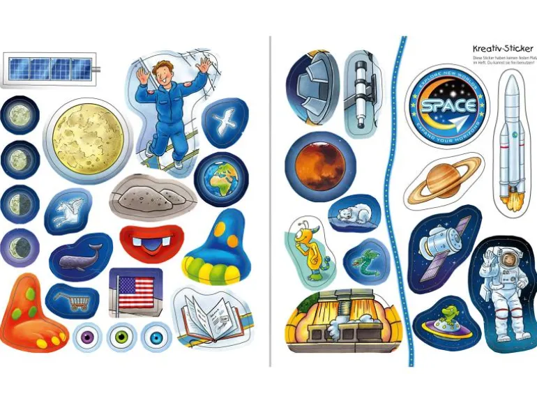 Ravensburger Kinder-Sachbuch WWW Aktiv-Heft Weltraum