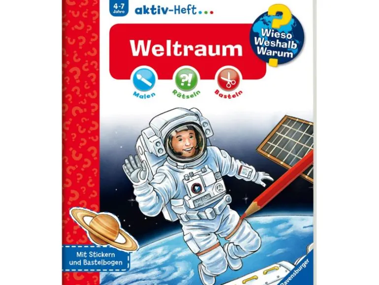 Ravensburger Kinder-Sachbuch WWW Aktiv-Heft Weltraum