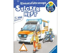 Ravensburger Kinder-Sachbuch WWW Stickerheft: Einsatzfahrzeuge