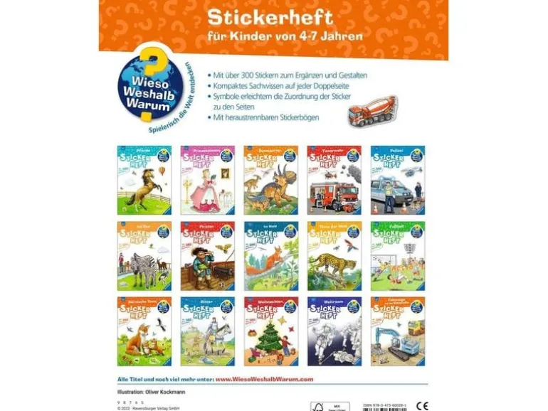 Ravensburger Kinder-Sachbuch Fahrzeuge auf der Baustelle
