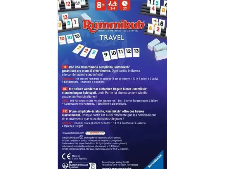 Ravensburger Legespiel Rummikub Travel