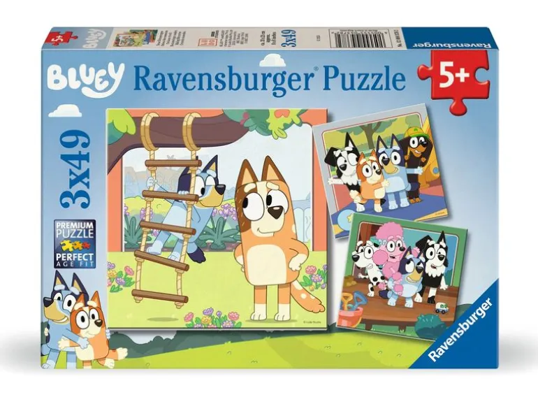 Ravensburger Puzzle Bluey 3 x 49