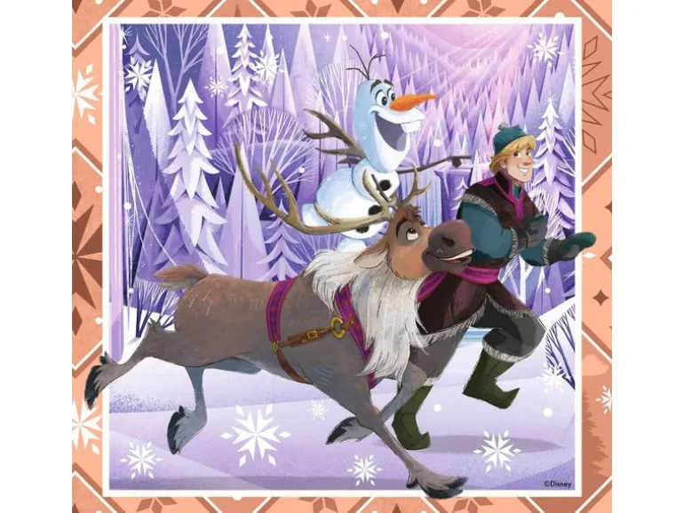 Ravensburger Puzzle Disney Die Eiskönigin 3 x 49
