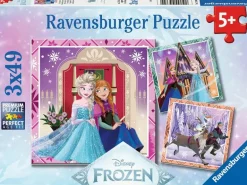 Ravensburger Puzzle Disney Die Eiskönigin 3 x 49