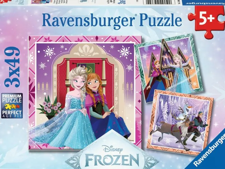 Ravensburger Puzzle Disney Die Eiskönigin 3 x 49