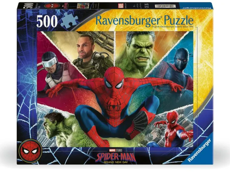 Ravensburger Spider-Man Brand New Day Movie Erwachsenenpuzzle 500 Teile