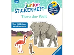 Ravensburger Wieso? Weshalb? Warum? junior Stickerheft – Tiere der Welt