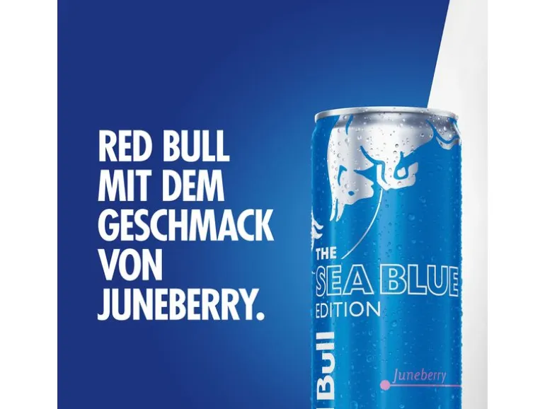 Red Bull Energy Drink Sea Blue Edition Juneberry 4 x 0.25 l