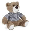 relaxdays Teddybär Polyester Sand Hellbraun