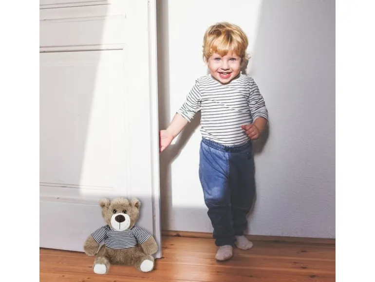relaxdays Teddybär Polyester Sand Hellbraun