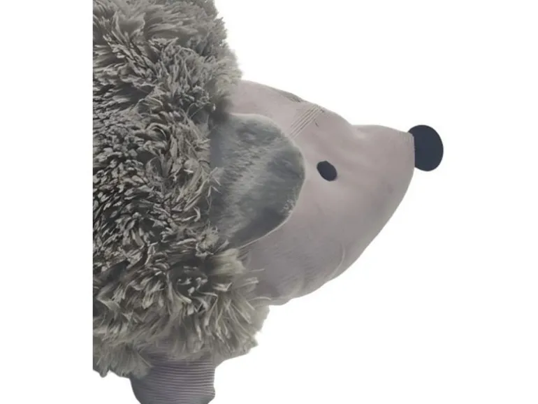relaxdays Türsicherung Igel 34 cm Braun/Grau