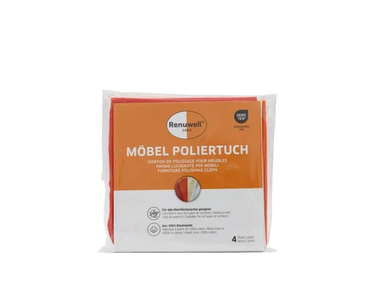 Renuwell Möbel-Poliertuch, 4 Stück 0 ml