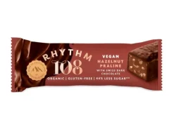 Rhythm 108 Bio Hazelnut Praline Dark Chocolate Bar Riegel 33 g