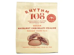 Rhythm 108 Guetzli Swiss Vegan Hazelnut Chocolate Praline Biscuit 135 g