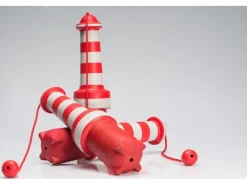 Rogz Schwimmspielzeug Lighthouse Rot-Weiss