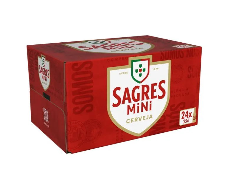 Sagres Bier Branca Mini 24 x 0.25 l