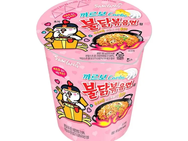 Samyang Buldak Hot Chicken Ramen Carbonara Cup 80 g