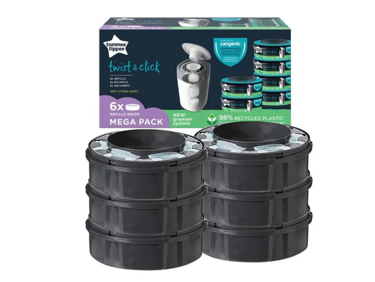 Sangenic Nachfüllkassette Twist & Click 6 Stück