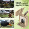 Sanilu Vogelfutterhaus mit Kamera mit Solarpanel