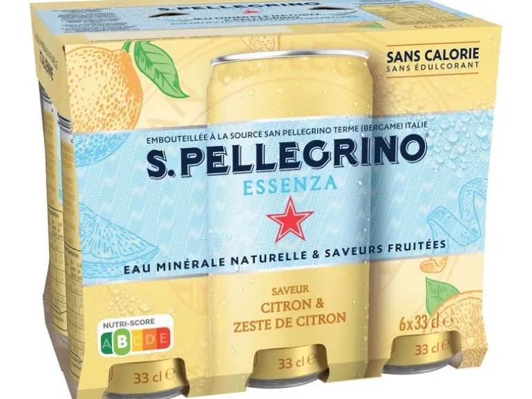 San Pellegrino Essenza Lemon & Lemon Zest 6 x 0.33 l