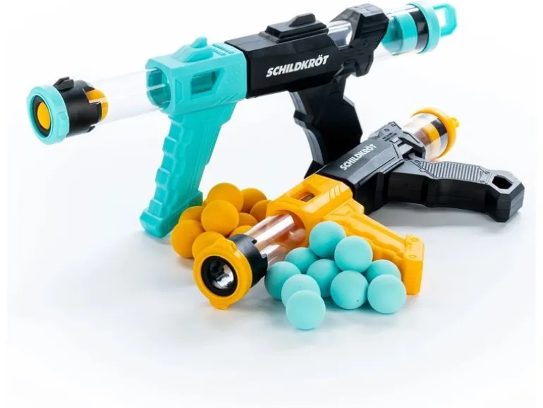 Schildkröt Funsports Schildkröt Fire Blaster Set Schaumkugel-Popperpistolen