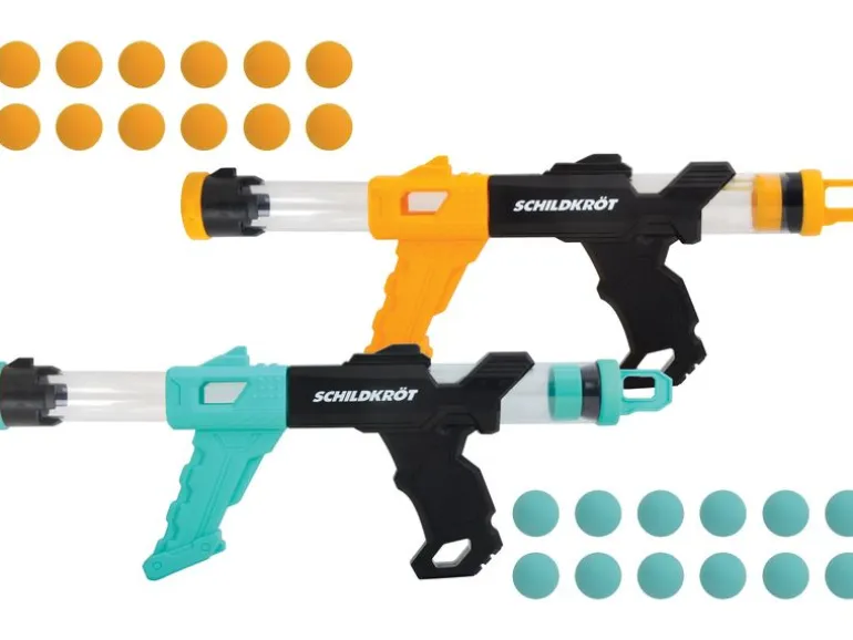 Schildkröt Funsports Schildkröt Fire Blaster Set Schaumkugel-Popperpistolen
