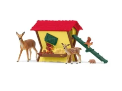 Schleich Spielfigurenset Farm World Fütterung der Waldtiere
