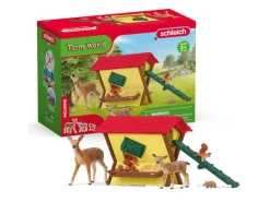 Schleich Spielfigurenset Farm World Fütterung der Waldtiere
