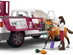 Schleich Spielfigurenset Horse Club Mobile Tierärztin mit Anhänger