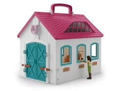 Schleich Spielfigurenset Horse Club Offenstall Kleines Hufeisen