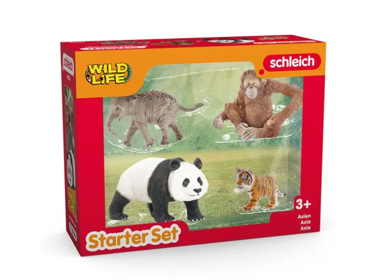 Schleich Spielfigurenset Wild Life «Asien» Starter-Set