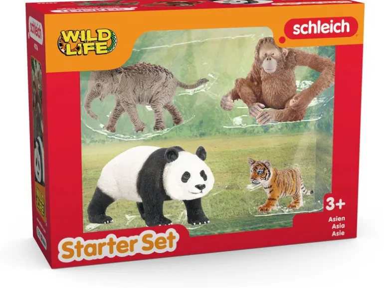 Schleich Spielfigurenset Wild Life «Asien» Starter-Set