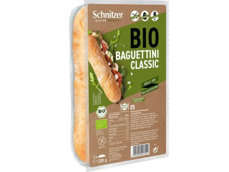 Schnitzer Bio Baguettini Classic hell, 200g