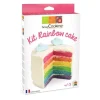 ScrapCooking Lebensmittelfarben-Set Regenbogen Cake 4 Stück