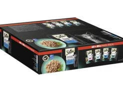 Sheba Nassfutter Delikatesse Gelee Fisch Variation, 60 x 85g
