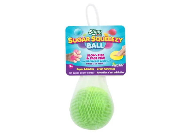 Slimy Knetmasse Mini Sugar Squeeezy Ball assortiert, 1 Stück