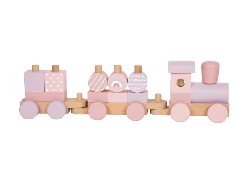 small foot Holzzug rosa Rosa