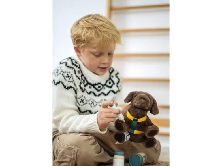 small foot Hund mit Tasche und Pflege-Set